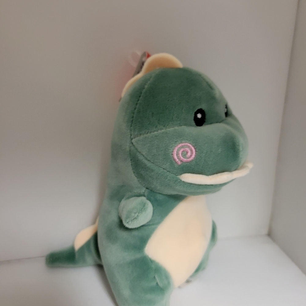 Green Dinosaur Stuffed Animal Toy Rattle